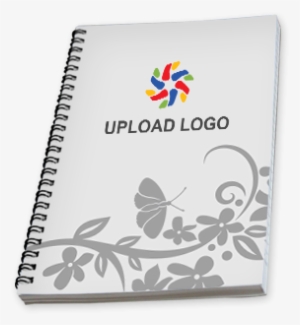 Gray Pattern Corporate Notebook - Flower Verve - Highest Quality Wall Decal Stickers #2502146