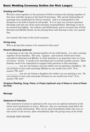 Printable Wedding Cermony Main Image - Report #2502484