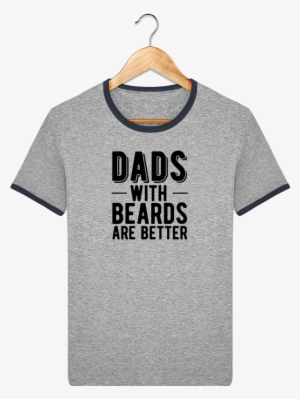Stanley Contrasting Ringer T Shirt Holds Dad Beard - T-shirt #2502699
