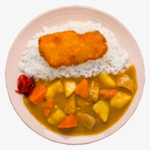 Chicken Katsu Curry Rice - Curry And Rice Png #2503367