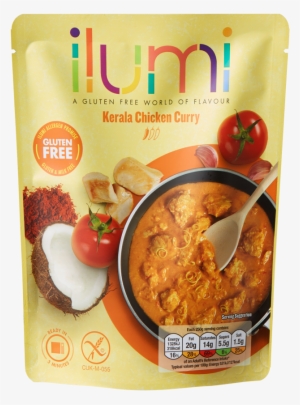 Ingredients - Ilumi Gluten Free Kerala Chicken Curry 250g #2503647