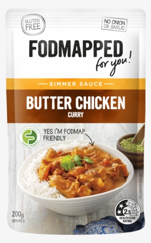 Butter Chicken Curry Simmer Sauce - Fodmapped Butter Chicken Curry Simmer Sauce 200g #2503872