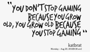 Add Media Report Rss Gaming - You Don T Stop Gaming #2503876