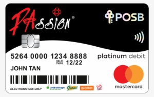Passion Posb Debit Card - Passion Ez Link Card #2504725