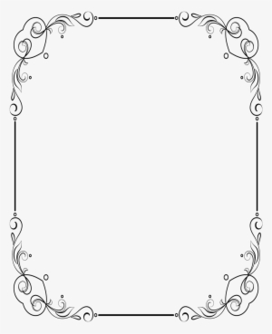 I've Already Re-sized The Frame So It Fit's Perfectly - Microsoft Word Floral Frame Border #2505162