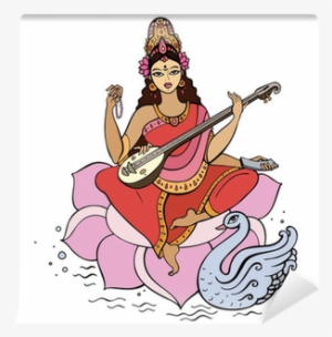 Easy To Easy Photo Of Saraswati Maa #2505976