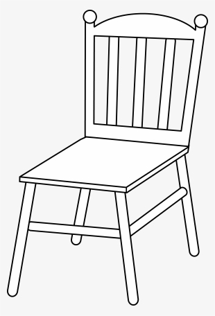 Line Drawings Of Chairs - Chair Black And White Clip Art #2506158