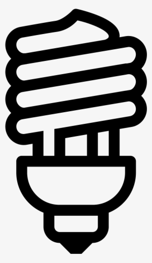 Spiral Bulb Icon - Spiral Light Bulb Icon #2506231