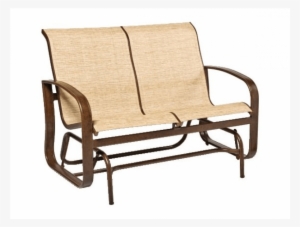 Woodard Cayman Isle Aluminum Sling Gliding Loveseat - Woodard Cayman Isle Sling Gliding Loveseat #2506233