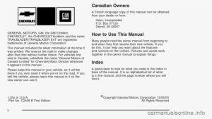 Chevrolet Blazer Manual Ebook Rh Chevrolet Blazer Manual - Document #2507245