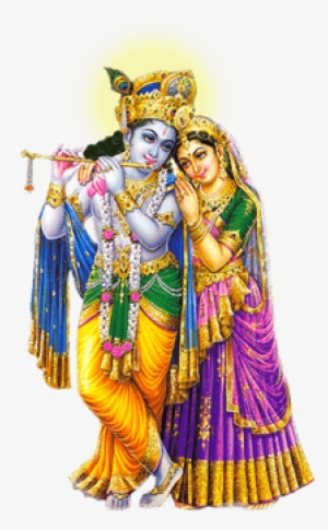 Radha Krishna Simple - Radha Krishna Image Png #2507249