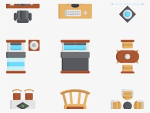 Jpg Library Download Png Furniture Top Free Path Decorations - Computer Table Top View 2d #2507405