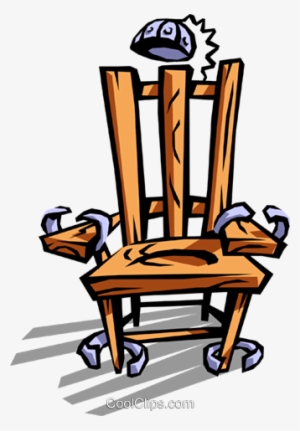 Electric Chair Royalty Free Vector Clip Art Illustration - Electric ...