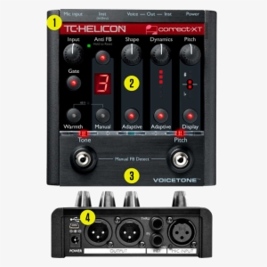 Eliminate Vocal Stress - Tc-helicon Voicetone Correct Xt Pitch Correction Pedal #2509179