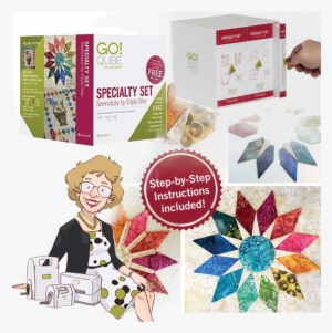 Qube Specialty Set - Accuquilt Go! Cube Serendipity By Edyta Sitar #2509224
