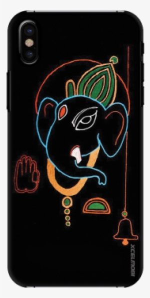 Colorful Ganpati Slim Back Cover For Apple Iphone X - Ganesha Clipart Neon #2509862 Colorful Ganpati Slim Back Cover For Apple Iphone X - Ganesha Clipart Neon #2509862