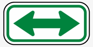 Green Double Arrow Sign - Double Arrow Png #2509940