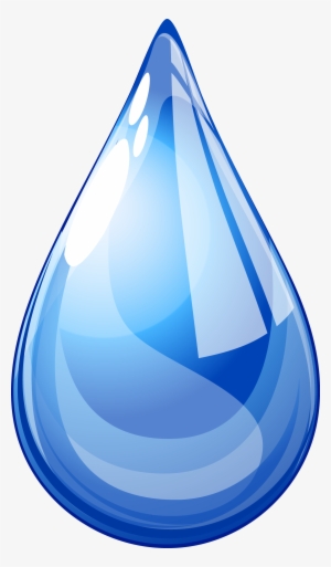 Drops Clipart One Water - Drop Of Water Png #2510654