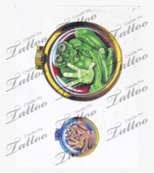 Marketplace Tattoo Man In The Watch - Snow Peas #2510870