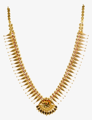 Traditional Kerala Jewellery - 2 Pavan Gold Necklace Models #2511101