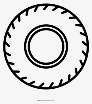 Car Tire Outline Coloring Pages - Independence Day Balloons Png #2511103