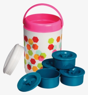 Tiffin Box 4 Bowel - Tiffin Box Png #2512144