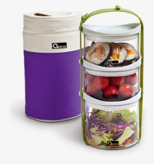 3tiers Glass Lunch Box - Lunch Glass #2512351