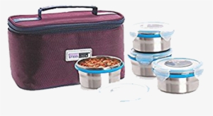 Steel Lock Airtight Steel Lunch & Tiffin Box - Lunchbox #2512516