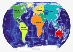 Best Immigration Services In Delhi - World Physical Map Continents #2513659