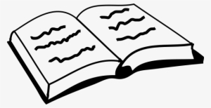 Book Clipart Black And White #2513853