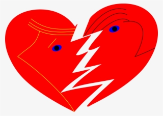 Heart Broken Heart Faces Man Woman Valenti - Broken Heart #2514922