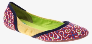 Dimmi, Hari Om, Red Print, Bendable Ballet Flat - Dimmi Ladies Shoes Spring Hari Om In Red Print 8 M #2515412