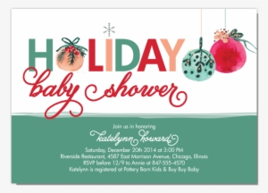 Holiday Baby Shower Invitation #2515855
