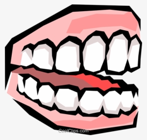 Teeth Royalty Free Vector Clip Art Illustration - Set Of Teeth Clipart #2517671