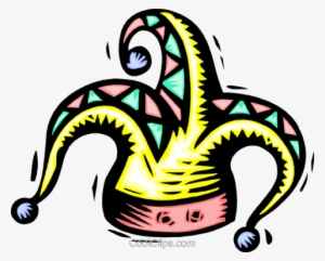 Jokers Hat Royalty Free Vector Clip Art Illustration - Symbol Of Foolishness #2518090