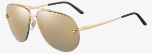 Panthère De Cartier Sunglassesmetal, Smooth Golden - Cartier Sunglasses 2017 Men #2518114
