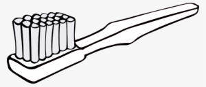 Brushing Teeth Clipart Black And White - Toothbrush Clipart Black And White #2518278