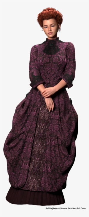 Victorian Dress Png Banner Black And White Library - Victorian Dress Png #2518557