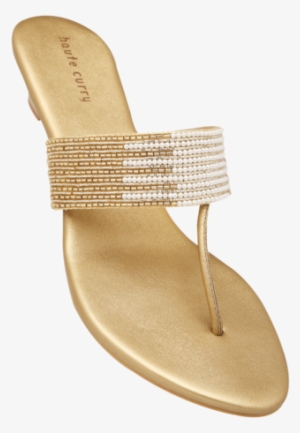 Womens Party Wear Slipon Fancy Heel Chappal - Party Dress #2518575