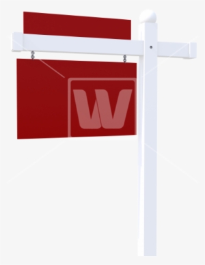 Real Estate Sign With Rider - Wooden Real Estate Signs Png #2519367