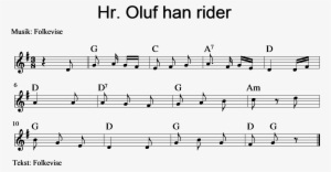 Oluf Han Rider - Sheet Music #2519429