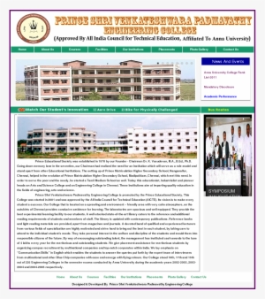 Prince Shri Venkateshwara Padmavathy Engineering College - Plaza De San Marcos #2519456