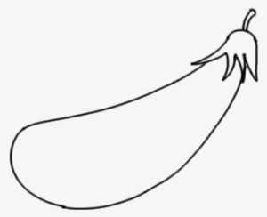 Graphic Royalty Free Library How To Draw A Step By - Brinjal Picture For Drawing #2519844