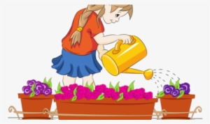 Happy Water A Flower Day 2014 Hd Images, Greetings, - Watering Plants Clipart #2519913