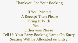 Thankyou - Document #2520530