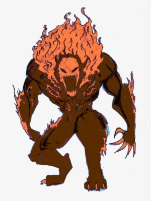 Previous - Demonio De Fuego Png #2520579