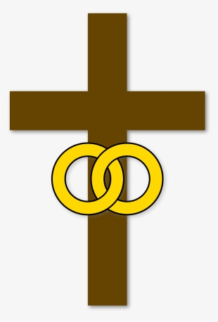 Marriage Cross Christian Symbol - Christian Wedding Icon Png #2520648