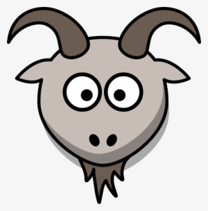 Goat Transparent Cartoon - Cartoon Goat Head Transparent #2521094
