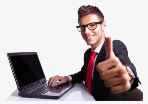 Slide - Work With Laptop Png #2521193