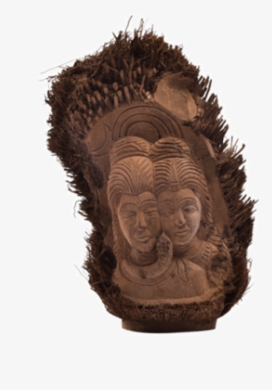 Shiv Parvati Showpiece - Carving #2522764
